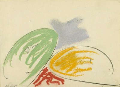 Composition with Two Oval Forms by Theo van Doesburg